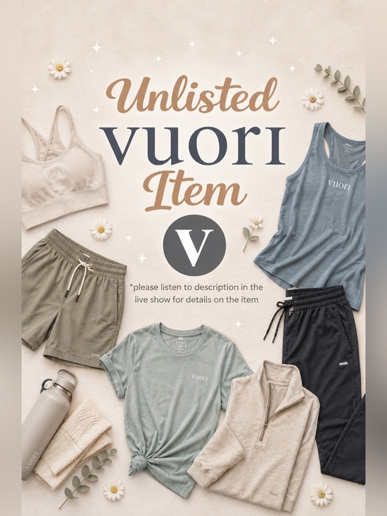Vuori Other - Vuori Unlisted Item—Listen to Description During Live Show with @thrift_educator